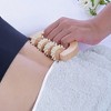 Evideco French Home Goods Natural Wood Hand-Held Massage Rollers for Relaxation and Mobility, Deep Tissue Massage Tools with Rotating Rollers - 4 of 4