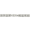 Black Bow Jewelry Men's 7mm, Sterling Silver, Solid Anchor Chain Necklace - 4 of 4
