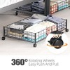 Whizmax 2 Pack Under Bed Storage with Wheels Rolling Containers Organizer Drawers Bins Cart for Clothes Blankets Shoes Linen Sweater - 3 of 4
