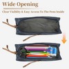 Unique Bargains Pencil Case Waxed Style with Large Capacity for Office Supplies 1 Pc - 4 of 4