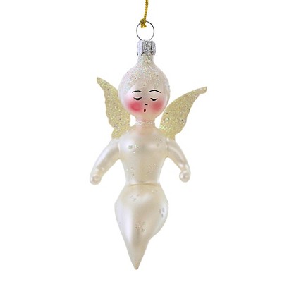 Italian Ornaments 4.0 Inch Twyla Twinkle Bell Angel Italian Ornaments Tree Ornaments