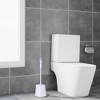 REGALWOVEN Apartment Bathroom Accessories Toilet Brush and Holder Set with Ventilation Slots Base - 4 of 4
