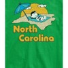 Men's - Peanuts - North Carolina Lucy Short Sleeve Graphic T-Shirt - 2 of 4