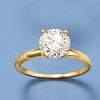 Ross-Simons 2.00 Carat CZ Solitaire Ring in 14kt Yellow Gold - 4 of 4