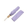 Unique Bargains Umbrella Manual Eight-Bone Sun and Rain Dual-Use Imitation Wood Grain-Sun Protection Impact Cloth 37.40"x26.77" 1 Pcs - 3 of 4