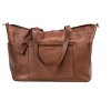 THE DUST COMPANY Leather Tote Tobacco Fifth Avenue Collection - 3 of 4