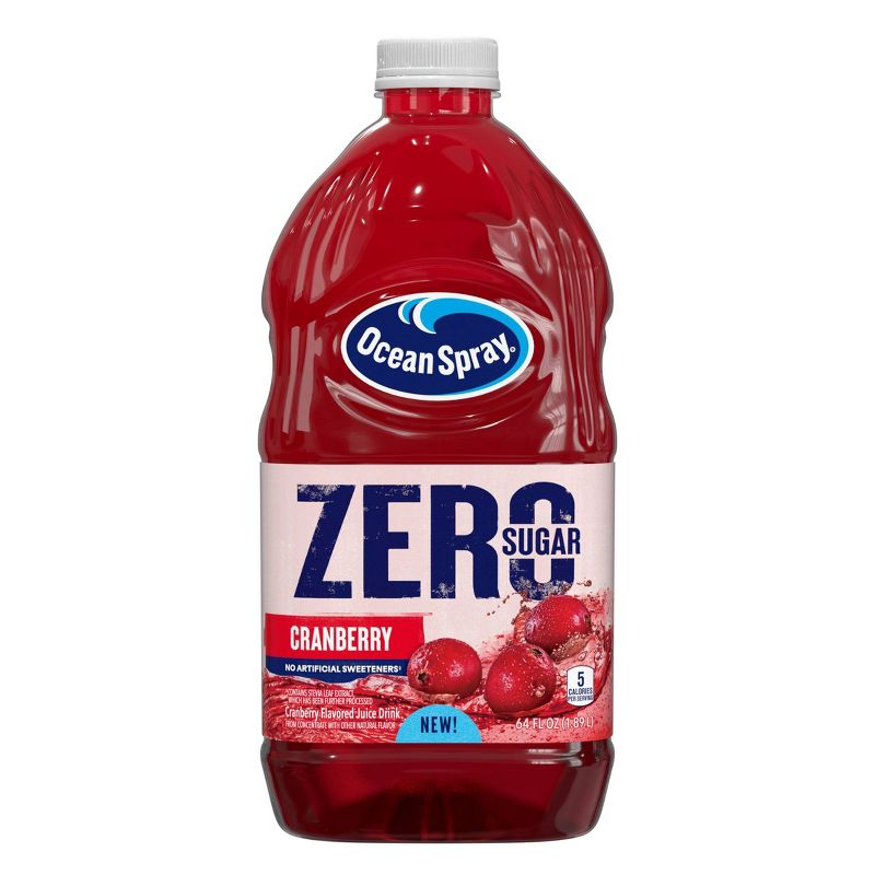 Ocean Spray Zero Sugar Cranberry Juice Drink - 64 fl oz Bottle, 1 of 6