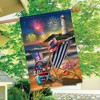 Briarwood Lane House Flag 40x28 For Outdoor Oceanside Fireworks House Flag - 4 of 4