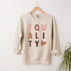 Simply Sage Market Women's Graphic Sweatshirt Equality Heart - 3 of 3
