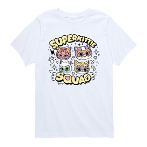 Boys' - Super Kitties - Doodle Short Sleeve Graphic T-Shirt - 1 of 4