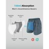 TIICHOO Washable Incontinence Underwear for Men Urinary Leaks Boxer with Fly Regular Absorbency Mens Leakproof Underwear - 3 of 4