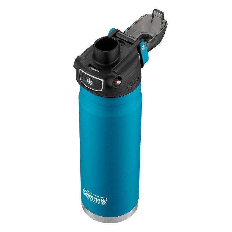 Coleman 24oz Stainless Steel Burst Vacuum Insulated Water Bottle with Leakproof Lid - Caribbean Sea, 5 of 10
