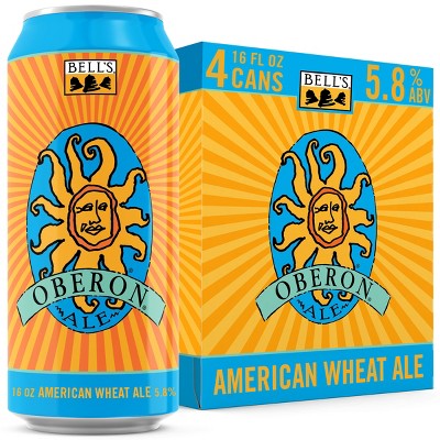 Bell's Oberon Wheat Ale Beer - 4pk/16 fl Cans