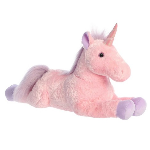 Pink fluffy unicorn clearance stuffed animal