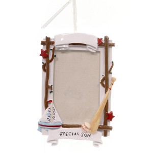 Personalized Ornaments 5.0 Inch Special Son Frame Personalized Free Tree Ornaments - 1 of 2