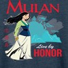 Women's - Disney Princess - Mulan Live By Honor Lightweight French Terry Wide Neck Long Sleeve Shirt - 2 of 4
