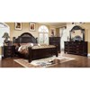 ORRD Traditional 3-Drawer Nightstand, Dark Walnut Solid Wood, Ball Bearing Metal Glides, Antique Brass Handles with Acrylic Accents - 3 of 4