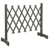 vidaXL Trellis Fence Garden Trellis Lattice Fence for Outdoor Solid Firwood - 2 of 4