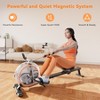 Superun 32 Level Magnetic Rowing Machines With LED Monitor, 300 LBS Weight Capacity App Supported - 4 of 4