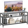 TV Stand up to 65 Inches, Entertainment Center with 3-Tier Open Shelves, TV Media Console Table-Tube Support for Living Room, Bedroom - 4 of 4