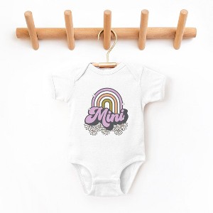 The Juniper Shop Mini Rainbow Flowers Baby Bodysuit - 1 of 2