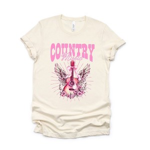 Simply Sage Market Women's Coquette Country Music Short Sleeve Graphic Tee - 1 of 2