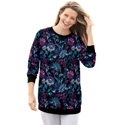Woman Within Fleece Sweatshirt