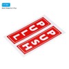 Unique Bargains PVC Self-Adhesive Waterproof Store Vertical Push Pull Door Sign 4 Set - 3 of 4