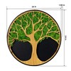 Sevobal Wall Art Life Tree Moss Metal Decor Blending Nature And Elegance Beautifully For Contemporary Spaces, Green, 30"*29"*4.4" - 2 of 4
