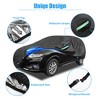 Unique Bargains YL Car Cover Waterproof Snowproof All Weather for Car Outdoor Full Car Cover Rain Sun Protection Universal Fit for Sedan 182"-190" - 4 of 4