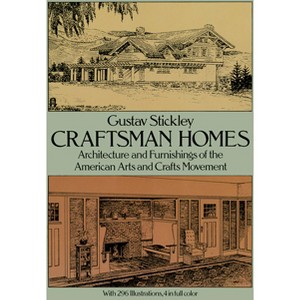 Craftsman Homes - (Dover Architecture) by  Gustav Stickley (Paperback) - 1 of 1