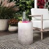 TOV Furniture Sarana Ombre Concrete Stool in Grey - 2 of 4
