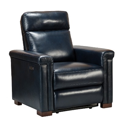 Felipe 36.02"Wide Genuine Leather Power Recliner | ARTFUL LIVING DESIGN