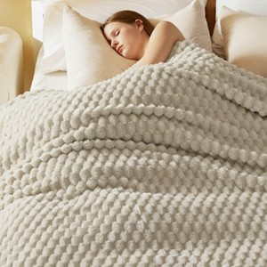 Bedsure Blanket for Bed - Super Soft, Cozy Blankets for Women, Cute Fleece - 1 of 4
