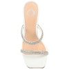 Journee Collection Womens Reena Tru Comfort Foam Open Toe High Stiletto Pumps White 6.5 - 4 of 4