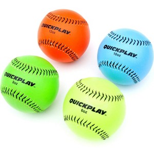QUICKPLAY Weighted Throwing Baseballs (set of 4: 6oz, 8oz, 10oz, 12oz) - 1 of 4