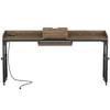 Vynxaria 70.86''x15.74'' Height Adjustable Overbed Table (35.4''-43.3'') Built-in Charging Station, 5 Level Tilt Board and Lockable Wheels - 2 of 4