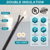 Unique Bargains SPT-2 Lamp Cord Insulated Conductor 18/2 PVC Covered Wires - 3 of 4