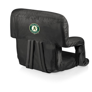 MLB Oakland Athletics Ventura Portable Reclining Stadium Seat - Black - 1 of 4