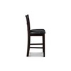 New Classic Furniture,Gia Ebony Wood Counter Chair With Pu Seat (Set Of 4) - 4 of 4