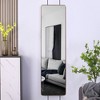 PAGED Rectangle Wall Mounted Full Length Mirror, Leaning Floor Full Body Mirror with Meatl Frame,Suitable for Bedroom - 4 of 4