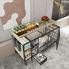 Gulches 48in H x 47in W x 24in D StoreCage Deluxe Black Beige 1 Pack Cat Dog Livestock Supplies Product type - 3 of 4