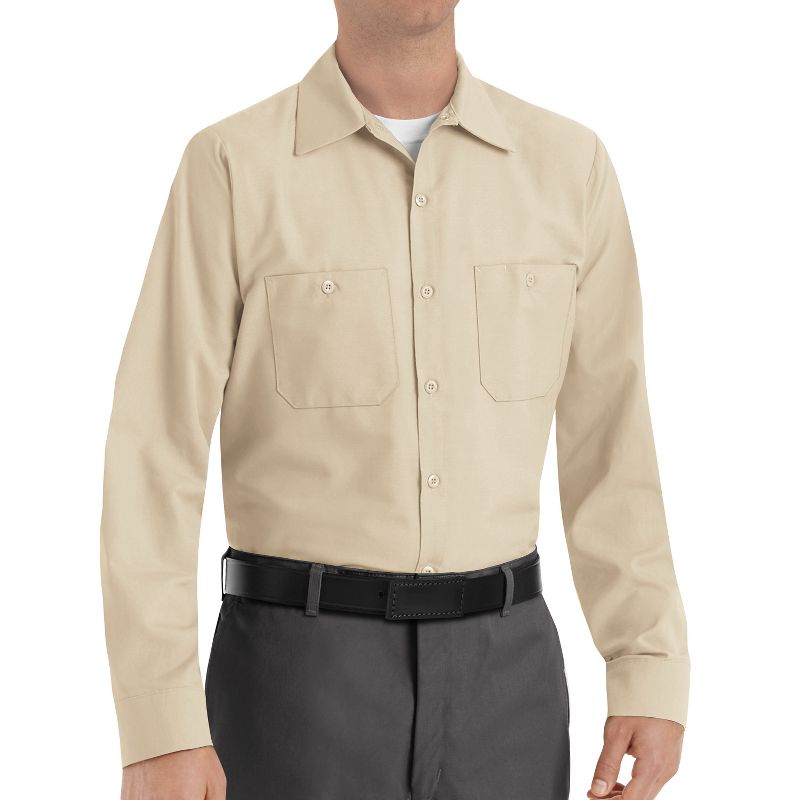Red Kap Men's Long Sleeve Industrial Work Shirt, 3 of 4