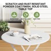 3-Piece Folding Bistro Set,Foldable Patio Furniture Set with Premium Frame, Outdoor Bistro Table and Chairs Set of 2 for Patio,Garden and Balcony - 4 of 4