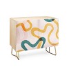 ThirtyOne Illustrations Streamers Gold Legged Credenza - Deny Designs - 3 of 3