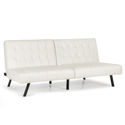 Target best sale leather futon