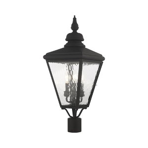 Livex Lighting Cambridge 3 - Light Post Light in  Black - 1 of 1