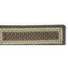 Earth Rugs Cactus Rectangle Stair Tread – 27x8.25 Hand-Braided Jute in Taupe and Dark Brown Desert Colorway - 2 of 3