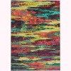Washable Rugs for Living Room Non-Slip Modern Abstract Indoor Carpet Low Pile Stain-Resistant Contemporary Throw Rugs Foldable Thin - 3 of 4