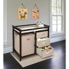 Badger Basket Modern Baby Changing Table with Hamper and 3 Baskets - 2 of 4